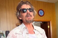 Ethan Hawke behind the scenes of 'The Lowdown'