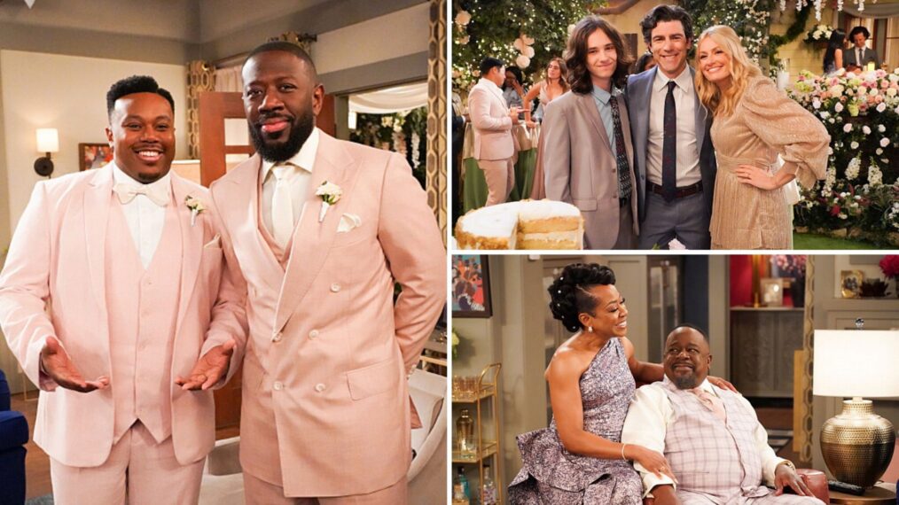“Welcome to Goodbye” – Two joyful wedding celebrations bring loved ones together while old tensions and heartfelt confessions surface one last time. Meanwhile, tough goodbyes loom and the family looks ahead to a new chapter shaped by love, growth and change, on the series finale of THE NEIGHBORHOOD, Monday, May 11 (8:00-8:30 PM, ET/PT) on the CBS Television Network, and streaming on Paramount+ Pictured: Tichina Arnold as Tina and Cedric The Entertainer as Calvin.