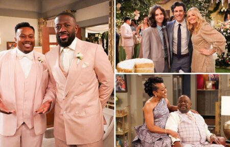 “Welcome to Goodbye” – Two joyful wedding celebrations bring loved ones together while old tensions and heartfelt confessions surface one last time. Meanwhile, tough goodbyes loom and the family looks ahead to a new chapter shaped by love, growth and change, on the series finale of THE NEIGHBORHOOD, Monday, May 11 (8:00-8:30 PM, ET/PT) on the CBS Television Network, and streaming on Paramount+ Pictured: Tichina Arnold as Tina and Cedric The Entertainer as Calvin.