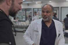 Geoffrey Owens and Noah Wyle in 'The Pitt' Season 2 Episode 13
