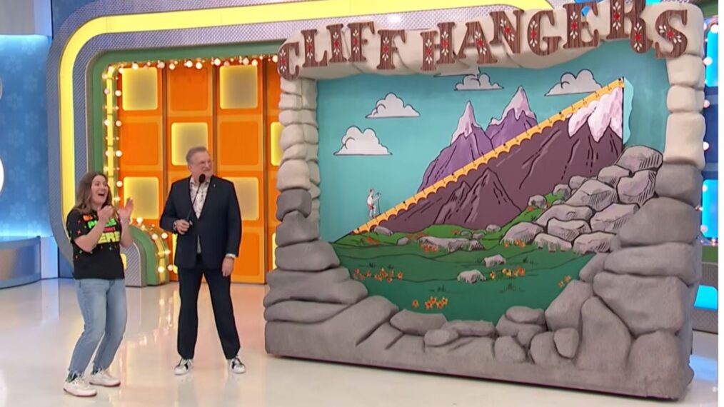 'The Price Is Right' contestant Sarah Price playing Cliffhangers on April 23, 2026