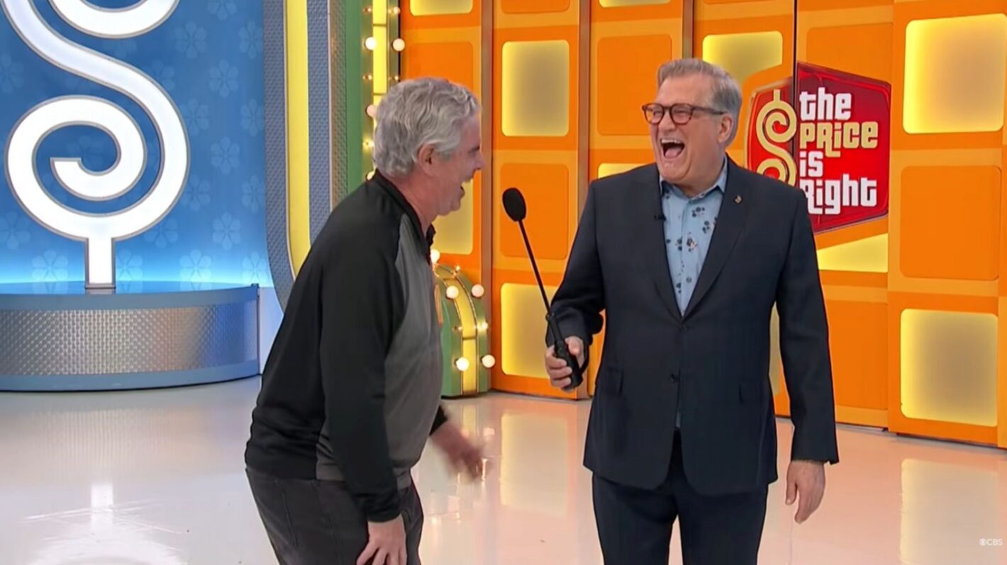 Drew Carey Cracks Up at Contestant’s Wife Confession Drew Carey Cracks Up at Contestant’s Wife Confession