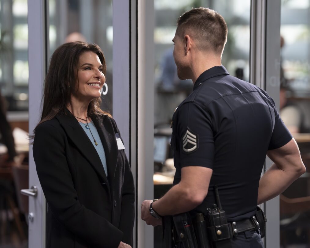 Sela Ward and Eric Winter — 'The Rookie' Season 8 Episode 16 