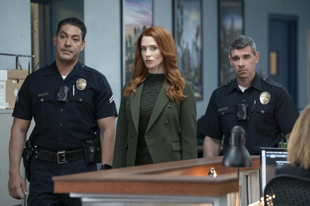 Bridget Regan as Monica — 'The Rookie' Season 8 Episode 17 "Dead Ringer"