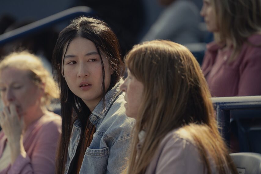 Mabel Li and Ann Dowd in 'The Testaments' Season 1 Episode 6