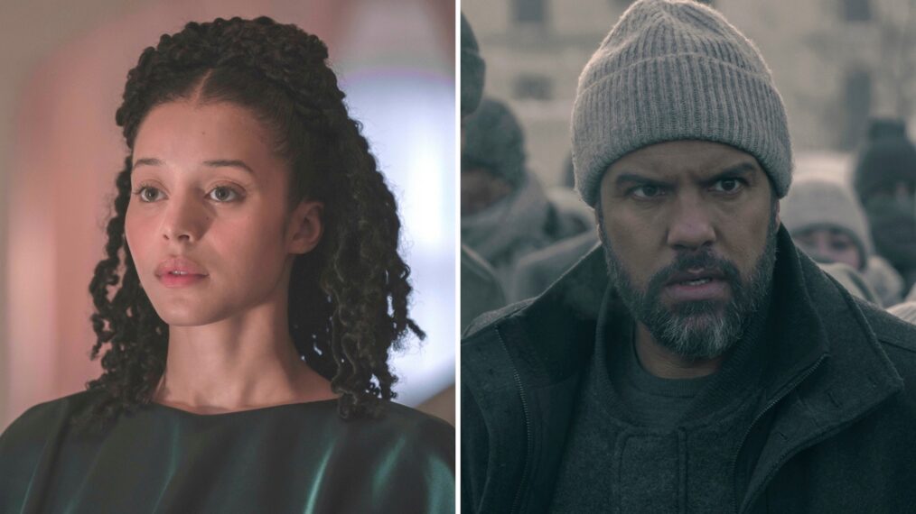 Chase Infiniti in 'The Testaments'; O-T Fabbenle in 'The Handmaid's Tale'