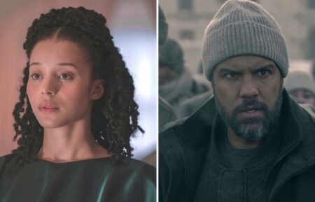 Chase Infiniti in 'The Testaments'; O-T Fabbenle in 'The Handmaid's Tale'