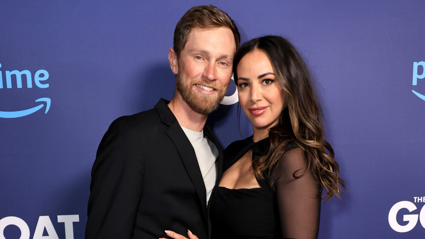 Luke Broderick and Kristen Doute attend 