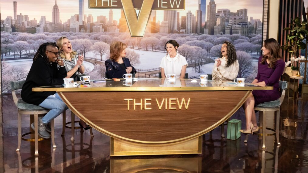 WHOOPI GOLDBERG, SARA HAINES, JOY BEHAR, NEVE CAMPBELL, SUNNY HOSTIN, AMANDA CARPENTER