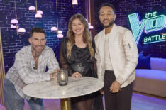 Adam Levine, Kelly Clarkson, John Legend