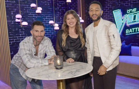 Adam Levine, Kelly Clarkson, John Legend