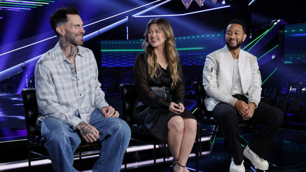 Adam Levine, Kelly Clarkson, John Legend