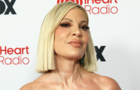 Tori Spelling attends the 2026 iHeartRadio Music Awards at Dolby Theatre on March 26, 2026, in Hollywood, California.