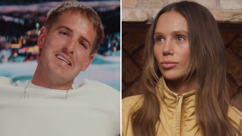 Andrew Vetter and Hallie Batchelder in 'Unwell Winter Games'