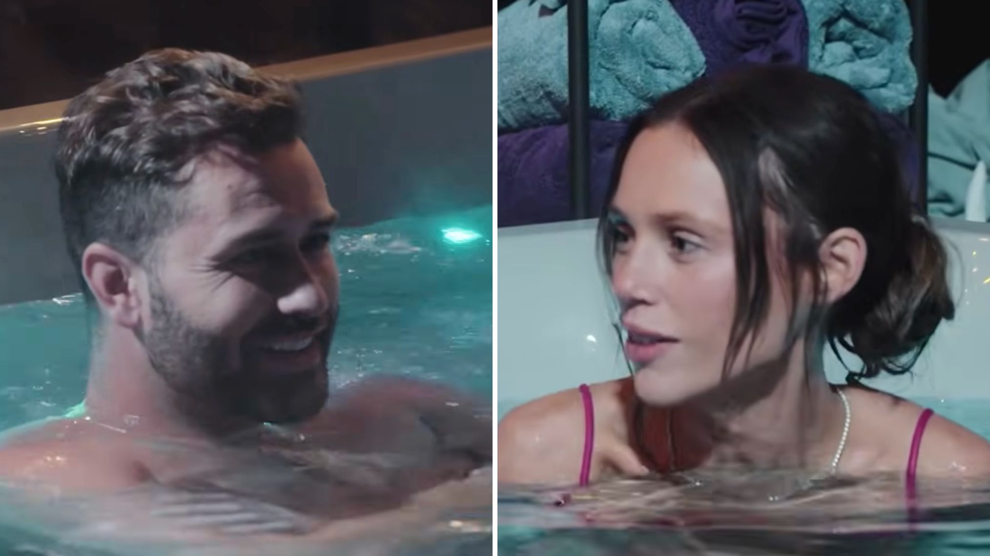 Dakota Mortensen and Hallie Batchelder in 'Unwell Winter Games'