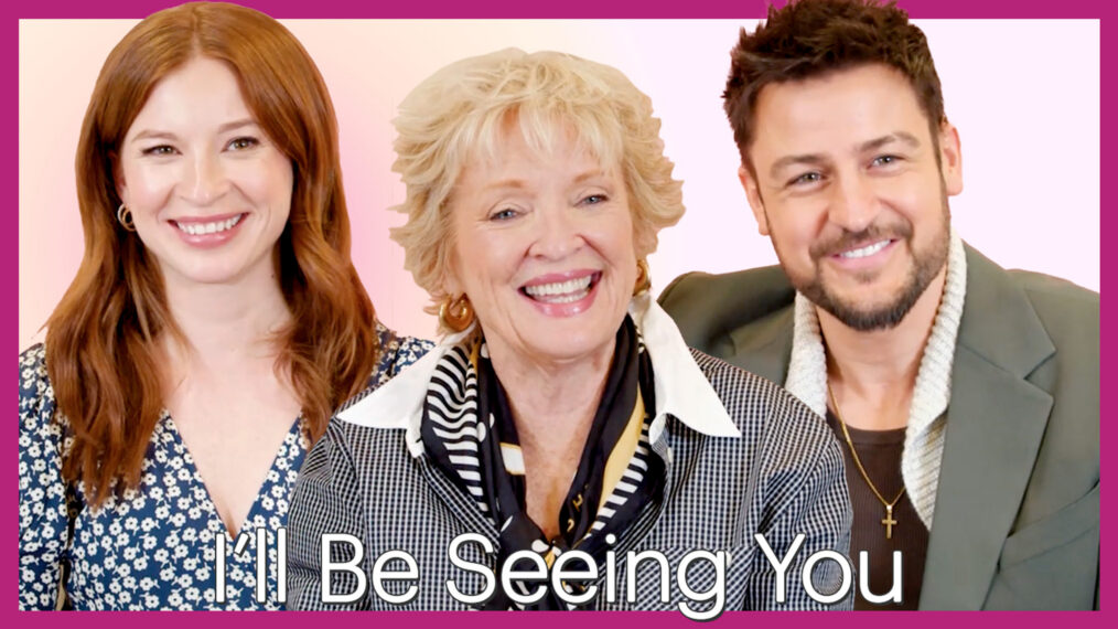 Stacey Farber, Christine Ebersole, Tyler Hynes of 'I'll Be Seeing You'
