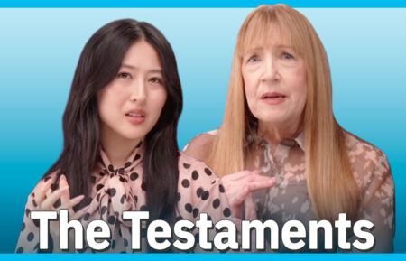 Mabel Li and Ann Dowd The Testaments interview