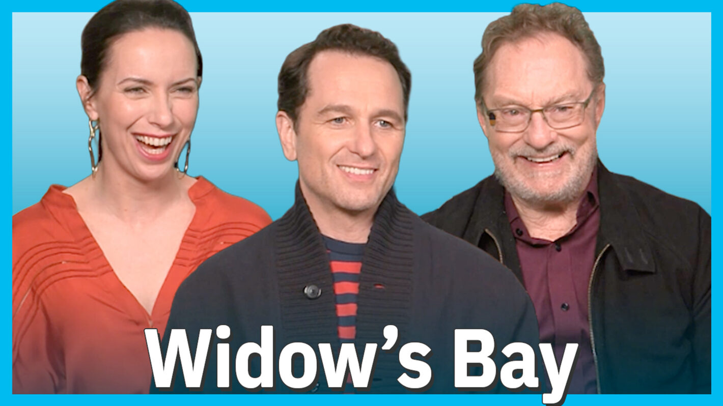 Kate O'Flynn, Matthew Rhys, Stephen Root 'Widow's Bay' interview