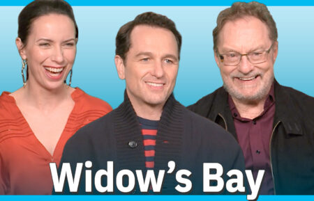 Kate O'Flynn, Matthew Rhys, Stephen Root 'Widow's Bay' interview