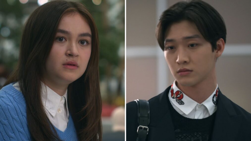 Anna Cathcart and Sang Heon Lee in 'XO, Kitty,'