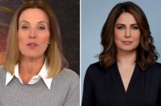 (left) Sharyn Alfonsi on '60 Minutes', (right) Cecilia Vega on ABC