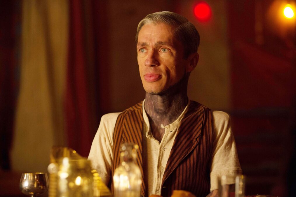 AMERICAN HORROR STORY: FREAK SHOW, Mat Fraser in 'Show Stoppers' (Season 4, Episode 12, aired January 14, 2015). ph: Michele K. Short/©FX Networks/courtesy Everett Collection