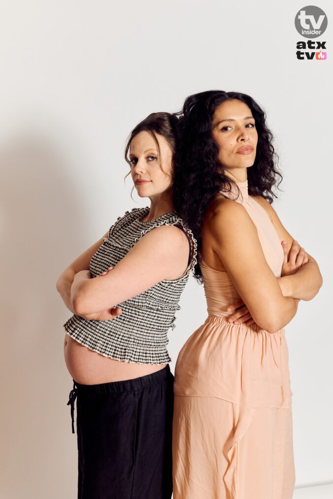 Sarah Ramos and Miranda Rae Mayo at ATX TV Fest 2026