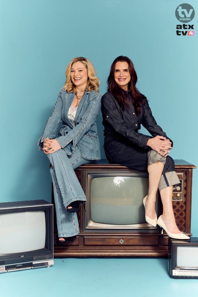 Amalia Williamson and Brooke Shields at ATX TV Fest 2026