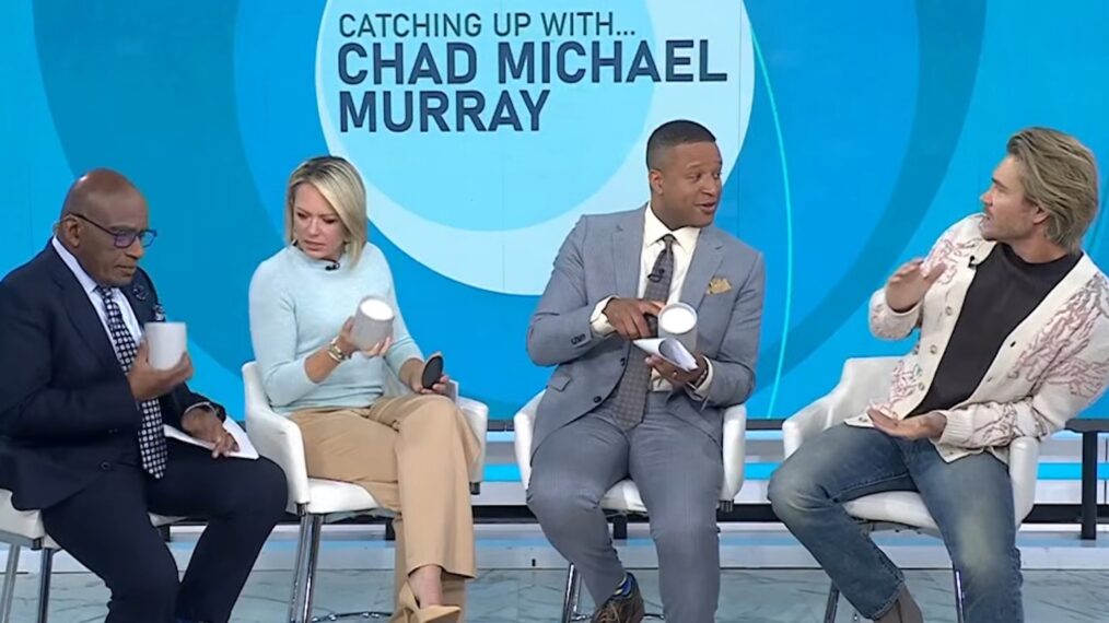 Al Roker, Dylan Dreyer, Craig Melvin, and Chad Michael Murray on the third hour of 'Today's May 4, 2026, episode, NBC.