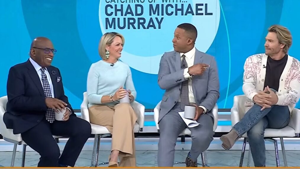 Al Roker, Dylan Dreyer, Craig Melvin, and Chad Michael Murray on the third hour of 'Today's May 4, 2026, episode, NBC.