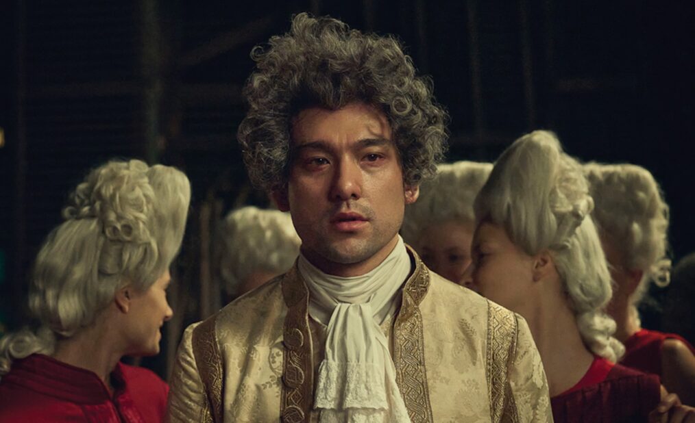 Amadeus - First look - Will Sharpe as Wolfgang Amadeus Mozart - Starz