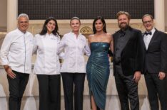 Eric Ripert, Daniela Soto-Innes, Suzanne Goin, Padma Lakshmi, Michael Cimarusti, and Wylie Dufresne, 'America's Culinary Cup,' Season 1, Episode 11, May 13, 2026.