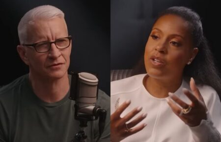 Anderson Cooper and Sheinelle Jones on the May 21, 2026, episode of the 'All There Is' podcast.