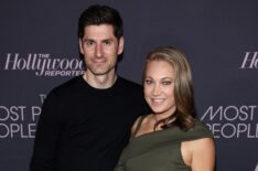 Ben Aaron and Ginger Zee attend The Hollywood Reporter Most Powerful People In Media Presented By A&E at The Pool on May 17, 2022 in New York City.
