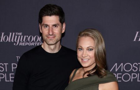 Ben Aaron and Ginger Zee attend The Hollywood Reporter Most Powerful People In Media Presented By A&E at The Pool on May 17, 2022 in New York City.