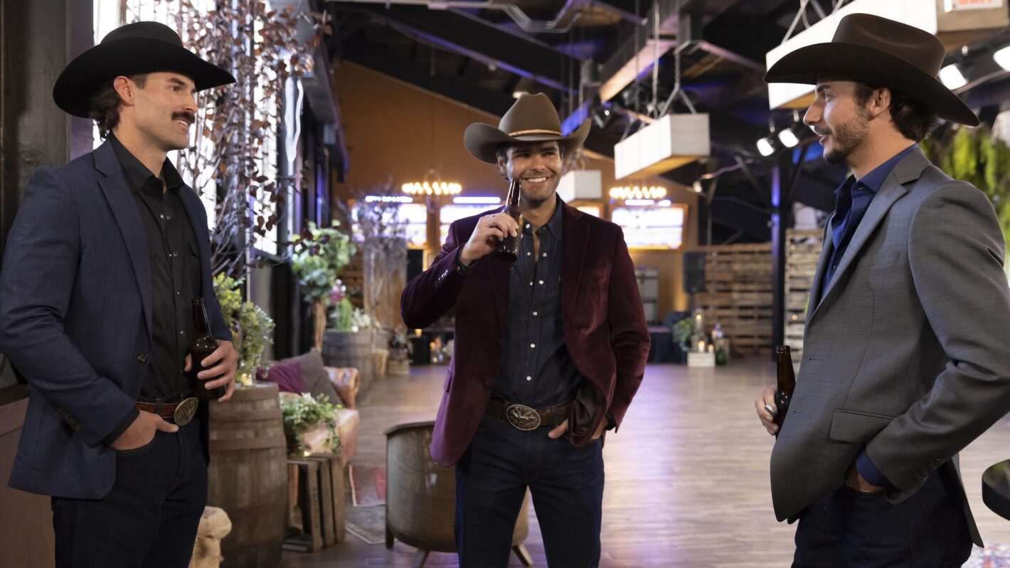 Brett Maverick, Sean Cavanaugh, and Braden Pridemore on Season 4, Episode 4, of Fox's 'Farmer Wants a Wife,' May 5, 2026.
