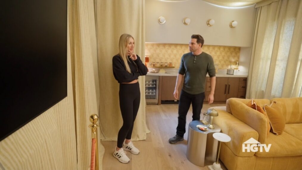 Brooke Hogan and Scott McGillivray on Season 7, Episode 4, of HGTV's Rock the Block,' May 4, 2026.