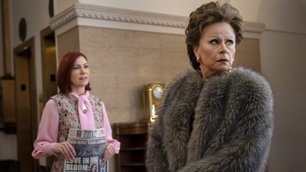 Carrie Preston and Tracey Ullman on Season 3, Episode 19, of CBS' 'Elsbeth,' May 14, 2026.