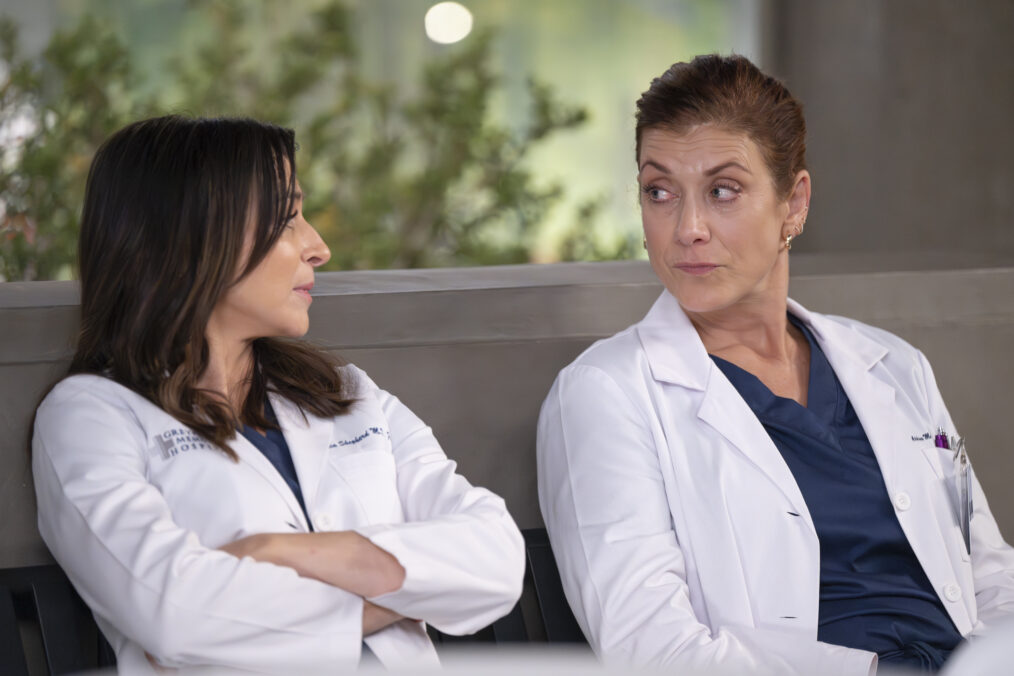 GREY’S ANATOMY - “Strip That Down” - Addison Montgomery returns to Grey Sloan, seeking assistance with a patient with a neurological condition. Bailey joins Owen and Blue on a paramedic ride-along. THURSDAY, JAN. 29 (10:00-11:00 p.m. EST) on ABC. (Disney/Anne Marie Fox) CATERINA SCORSONE, KATE WALSH