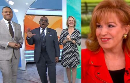 Craig Melvin, Al Roker, and Dylan Dreyer on the third hour of 'Today's March 30, 2026, episode, NBC; Joy Behar on the May 13, 2026, episode of ABC's 'The View.'