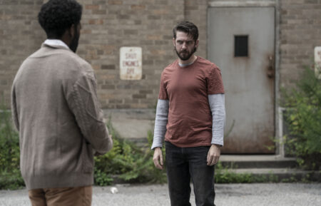 Dan Stevens as Pepper, Chinaza Uche as Coffee - The Terror: Devil in Silver _ Season 1, Episode 4 - Photo Credit: Emily V. Aragones/AMC