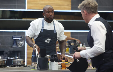 NEXT LEVEL CHEF: L-R: Contestant Darian and Gordon Ramsay in the NEXT LEVEL CHEF “The Final Level” episode airing Thursday, May 21 (8:00-9:00 PM ET/PT) on FOX. CR: Lorraine O’Sullivan / FOX. ©2026 FOX Media LLC.