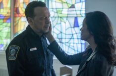 Donnie Wahlberg and Marisa Ramirez on Season 1, Episode 20, of CBS' 'Boston Blue,' airs May 22, 2026.