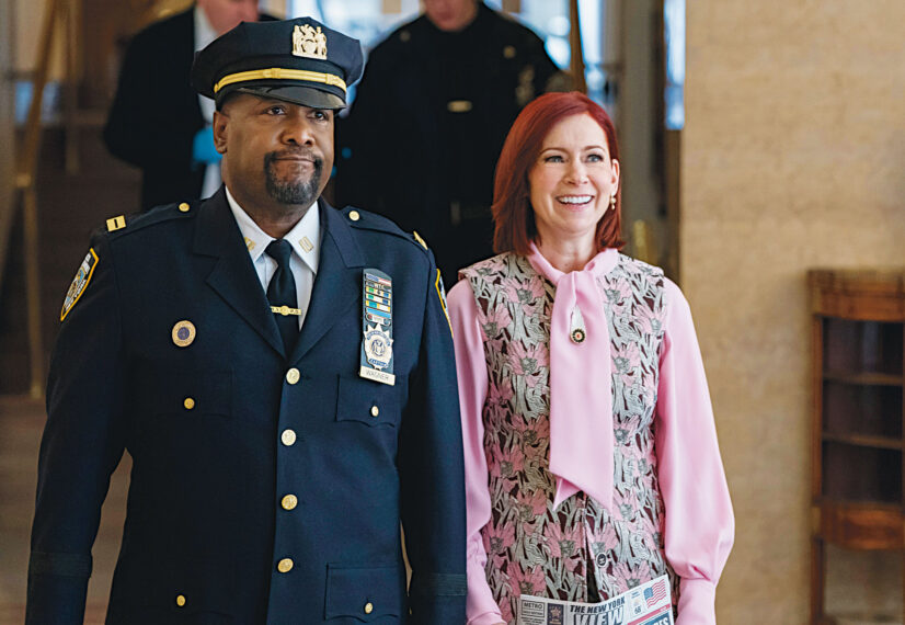 "Catch and Kill" -- Coverage of the CBS Original Series ELSBETH, scheduled to air on the CBS Television Network. Pictured (L-R): Wendell Pierce as Captain Wagner and Carrie Preston as Elsbeth Tascioni