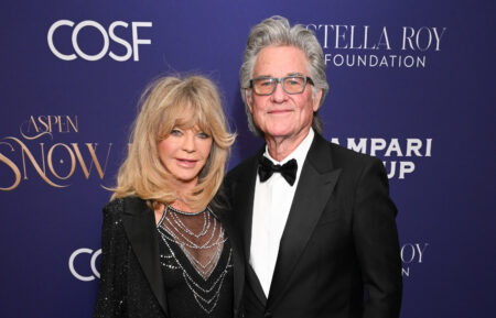 Goldie Hawn and Kurt Russell at the Aspen Snow Ball Gala benefiting Children's Oncology Support Fund (COSF) held at The St. Regis Aspen Resort on March 21, 2026 in Aspen, Colorado. (Photo by Gilbert Flores/Variety via Getty Images)