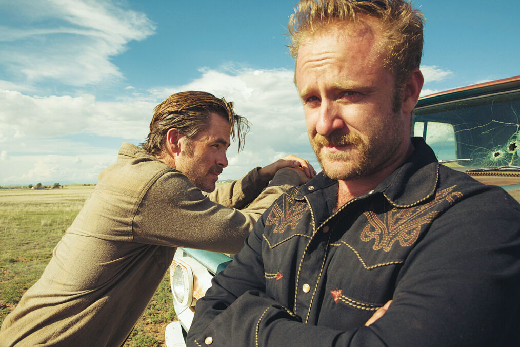 HELL OR HIGH WATER, from left: Chris Pine, Ben Foster, 2016,