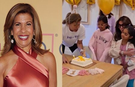 Hoda Kotb attends Hoda Kotb's Joy 101 Launch Event at CURRENT at Chelsea Piers on May 28, 2025 in New York City; Hoda Kotb with daughters Haley and Hope, Instagram, May 28, 2026.