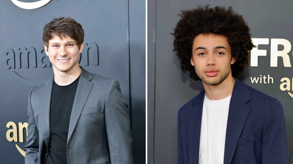 Jacob Moskovitz as Miles and Zac Looker as Dustin in Elle
