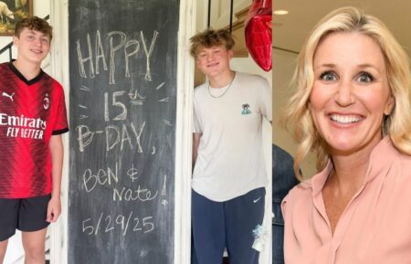 Jenny Marr's twin sons Ben adn Nate, Instagram, May 29, 2025; Jenny Marrs attends Better Homes & Gardens BHG100 event at 225 Liberty Street on September 29, 2022 in New York City.