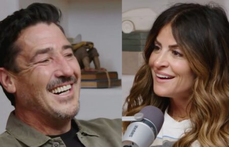 Jonathan Knight and Alison Victoria on the May 14, 2026, episode of the Pap Smear Podcast.